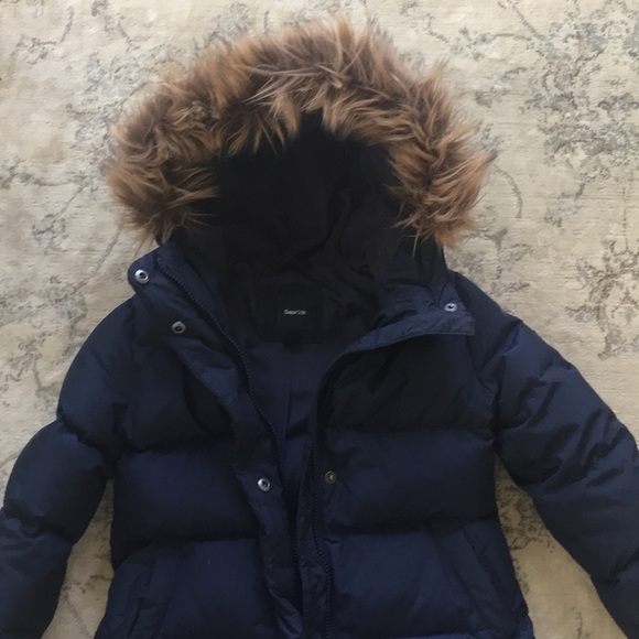 gap elongated down puffer jacket